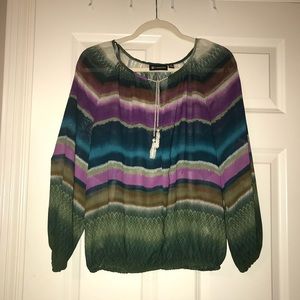 Versona blouse with tassels